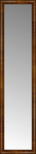 16" x 64" Belmont Light Brown Custom Framed Mirror