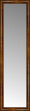 16" x 56" Belmont Light Brown Custom Framed Mirror