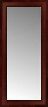 14" x 29" Ansley Mahogany Custom Framed Mirror