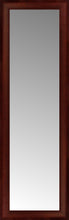 14" x 41" Ansley Mahogany Custom Framed Mirror