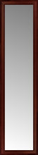 16" x 61" Ansley Mahogany Custom Framed Mirror