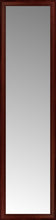 21" x 79" Ansley Mahogany Custom Framed Mirror