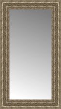 14" x 23" Sevilla Silver Custom Framed Mirror