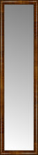 16" x 60" Belmont Light Brown Custom Framed Mirror
