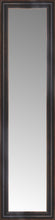 16" x 57" Aged Bronze Slope Custom Framed Mirror