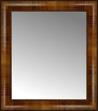 16" x 18" Belmont Light Brown Custom Framed Mirror