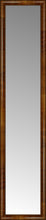 15" x 67" Belmont Light Brown Custom Framed Mirror