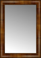 16" x 22" Belmont Light Brown Custom Framed Mirror