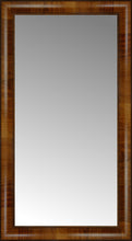 17" x 30" Belmont Light Brown Custom Framed Mirror