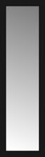 15" x 48" Soho Black Custom Framed Mirror