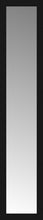 14" x 65" Soho Black Custom Framed Mirror