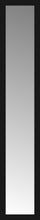 15" x 77" Soho Black Custom Framed Mirror