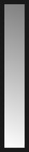 14" x 68" Soho Black Custom Framed Mirror