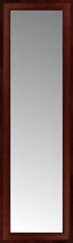14" x 43" Ansley Mahogany Custom Framed Mirror