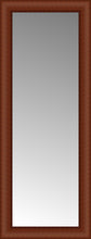 15" x 37" Ansley Cherry Custom Framed Mirror