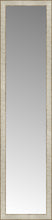 15" x 61" Libretto Antique Silver Custom Framed Mirror