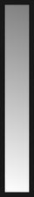 15" x 79" Soho Black Custom Framed Mirror