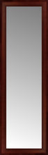 15" x 44" Ansley Mahogany Custom Framed Mirror