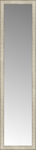 15" x 59" Libretto Antique Silver Custom Framed Mirror
