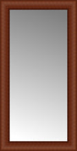 16" x 30" Ansley Cherry Custom Framed Mirror
