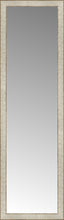 16" x 53" Libretto Antique Silver Custom Framed Mirror