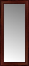 16" x 34" Ansley Mahogany Custom Framed Mirror