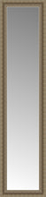 14" x 52" Ambrosia Silver Custom Framed Mirror