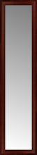 14" x 53" Ansley Mahogany Custom Framed Mirror