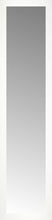 14" x 56" White Wide Cube Custom Framed Mirror