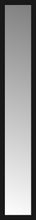 14" x 76" Soho Black Custom Framed Mirror
