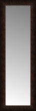 14" x 39" Dark Copper Custom Framed Mirror
