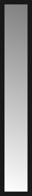14" x 77" Soho Black Custom Framed Mirror