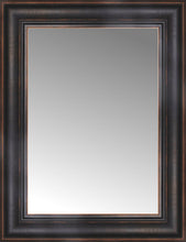 16" x 20" Aged Bronze Slope Custom Framed Mirror