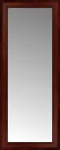 15" x 35" Ansley Mahogany Custom Framed Mirror