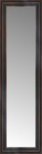 15" x 47" Aged Bronze Slope Custom Framed Mirror