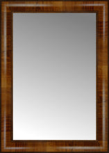 16" x 22" Belmont Light Brown Custom Framed Mirror