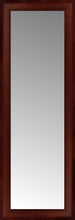 14" x 38" Ansley Mahogany Custom Framed Mirror