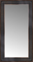 17" x 30" Aged Bronze Slope Custom Framed Mirror