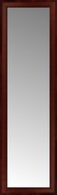 16" x 51" Ansley Mahogany Custom Framed Mirror