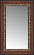 14" x 20" Malabar Walnut Custom Framed Mirror