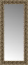 14" x 29" Sevilla Silver Custom Framed Mirror