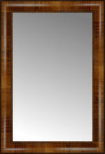 16" x 23" Belmont Light Brown Custom Framed Mirror