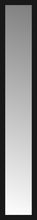 14" x 75" Soho Black Custom Framed Mirror