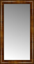 16" x 29" Belmont Light Brown Custom Framed Mirror