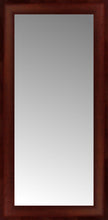 15" x 29" Ansley Mahogany Custom Framed Mirror