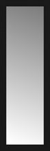 16" x 45" Soho Black Custom Framed Mirror