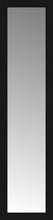 14" x 53" Soho Black Custom Framed Mirror