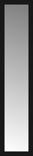 15" x 65" Soho Black Custom Framed Mirror