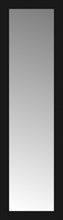 14" x 45" Soho Black Custom Framed Mirror