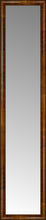 15" x 67" Belmont Light Brown Custom Framed Mirror